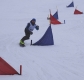 Maciek na trasie slalomu