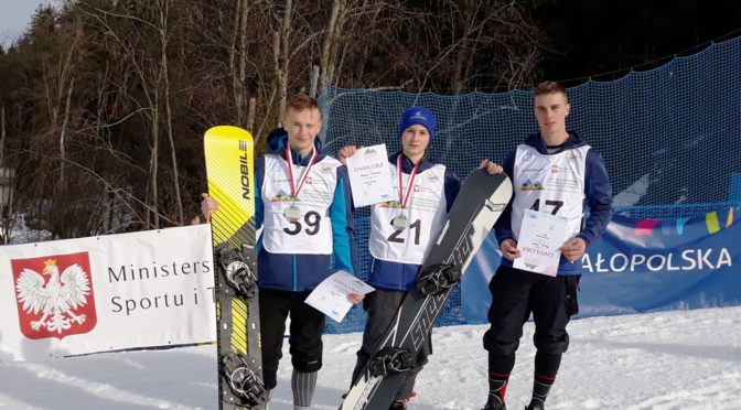 4 medale na Mistrzostwach Polski Juniorów w snowboardzie  !!!