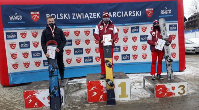 Kuba Luboński Wicemistrzem Polski w snowboardzie !!!