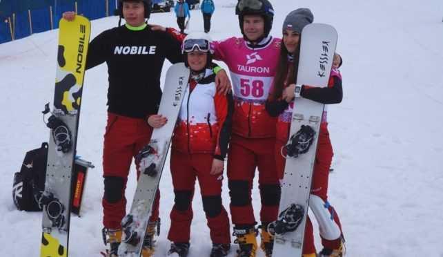 ZAWODNICY MKS RABKA-ZDRÓJ w czołówce najlepszych juniorów w Polsce w Międzynarodowych Mistrzostwach Polski w Snowboardzie